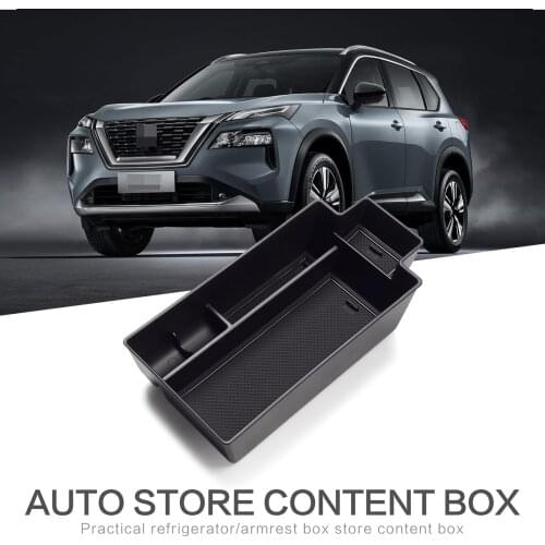 ZUNDUO Armrest Center Console Storage Box for Nissan Rogue 2021 2022 T33 Interior Accessories Container Tidying Car Organizer