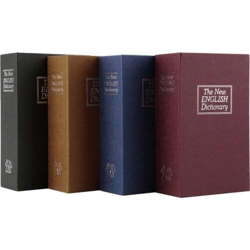 50X Popular safe Box Dictionary Secret Book Money Hidden Secret Security Safe Lock Cash Money Coin Storage Jewellery key Locker
