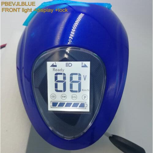 48v60v speedometer LCD display& FRONTLIGHT WITH lock/key electric scooter bicycle motorcycle ATV tricycle mobility diy parts