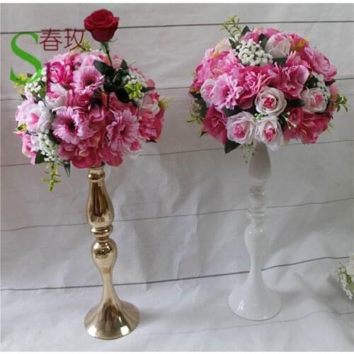 SPR !Free shipping!10pcs/lot wedding road lead artificial flowers wedding table flower,table centerpiece flower balls decoration