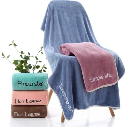 Super Absorbent Large Towel Face/Bath Towel Thick Soft Bathroom Towels Comfortable Hotel Beach Towels Super Large Scarf Towel