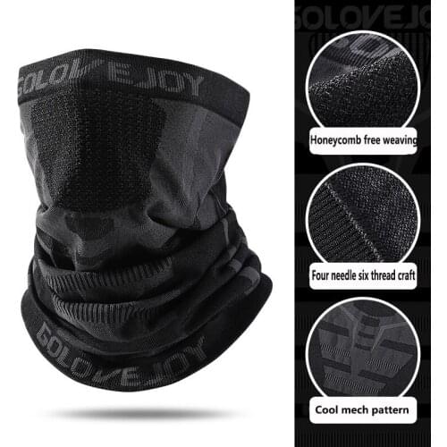 Warm Winter Cycling Men Headscarf Autumn Outdoor Sport Hood Mountaineering Skiing Masks Windproof Thick Ear Protection Scarf