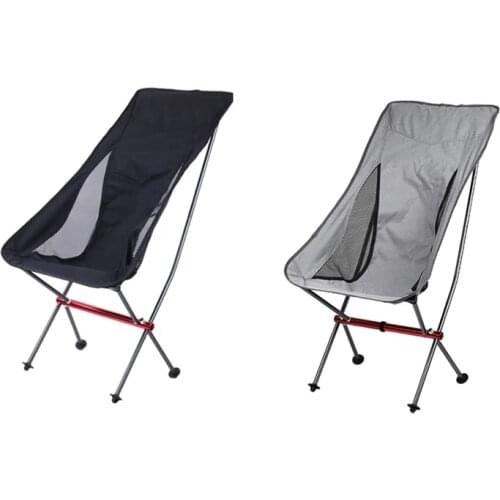 Outdoor Portable Folding Chair Ultralight Travel Fishing Camping Chair Picnic Home Seat Moon Chair