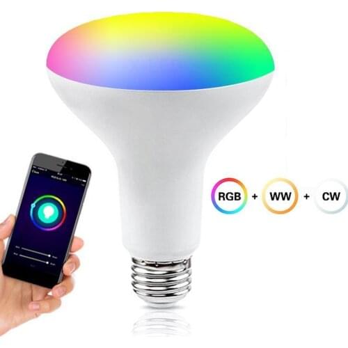 9w Smart Light Bulb RGBCW WiFi Dimmable Multicolor APP Control Energy Saving