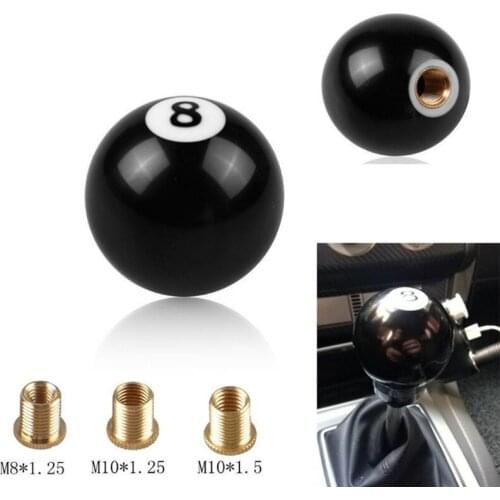 Universal Car Auto Truck 8 Ball Gear Shifter Lever Handle Shift Knob Column