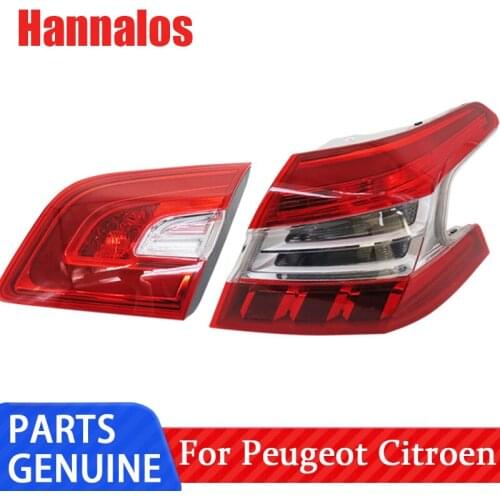 Applicable to Peugeots new 408 rear tail light assembly, rear tail light cover, original original logo, new 408 tail light left