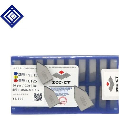 20pcs/lots Original C125 YG6 / YG8 / YW1 / YW2 / YT5 / YT14 / YT15 Carbide Welding Inserts Brazed Insert