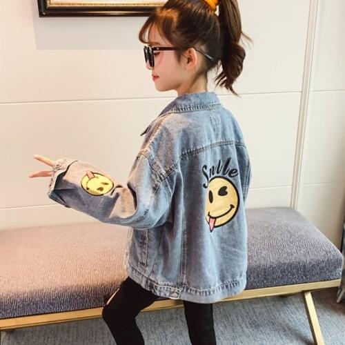 Girls Babys Kids Coat Jacket Outwear 2021 Cute Jean Winter Autumn Thicken Warm Overcoat Top Sport Cardigan Childrens Clothing