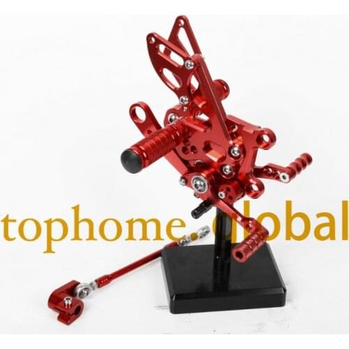 For Aprilia RSV4 2009 - 2016 Red Motorcycle Parts CNC Rearsets Foot Pegs Rear Set foot pegs 2010 2011 2012 2013 2014 2015
