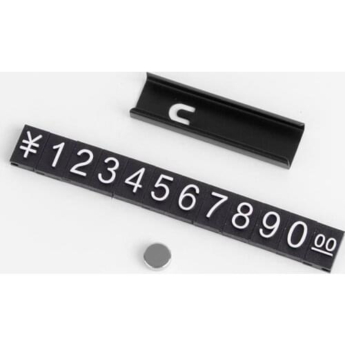 Shelf Channel Self Adhesive Price Tag Adjustable Label Metal Sale Price Display Cube Magnetic