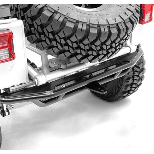 Metal TUBE Rear Bumper Protective Guard for Capo JKMAX RC Crawler Car Upgrade Kit