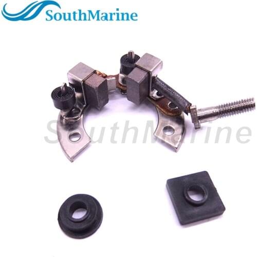 Boat Motor 5040779 Brush Holder for Evinrude Johnson OMC BRP Outboard Engine Starter Motor 15HP