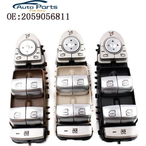 New Power Window Control Switch Driver Side For C-CLASS W205 S205 GLC X253 C253 A2059056811 2059056811