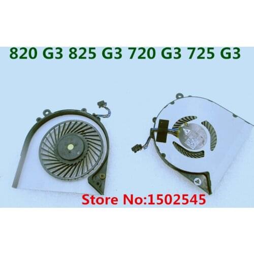 Original laptop CPU cooling fan for HP EliteBook 820 G3 825 G3 720 G3 725 G3 4PIN fan 821691-001
