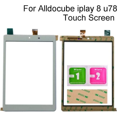 Touch Screen Panel For ALLDOCUBE Cube iPlay 8 U78 MGLCTP-801466-801243 Tablet Digitizer Panel Sensor Tools 3M Glue Wipes