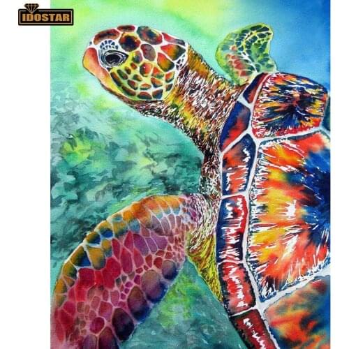 Full Square Diamond Embroidery Swimming turtle 5D DIY Diamond Painting Picture Of Rhinestone Room Decortion chrismas Gift
