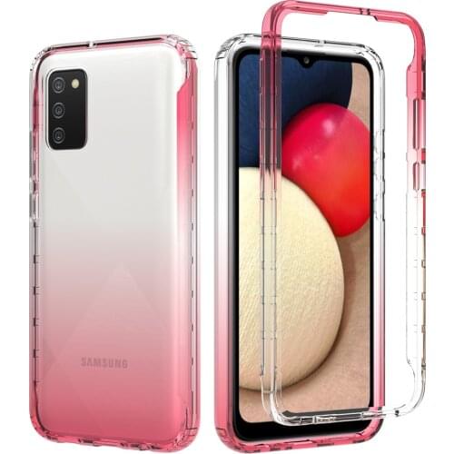 Shockproof Bumper Transparent Clear Phone Case For Samsung Galaxy A02s SM-A025F A025G Full Body Transparent Protective Cover
