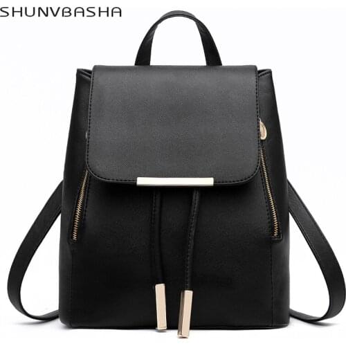 SALE!Fashion Women Backpack High Quality YouthBackpacks for Teenage Girls Female School Shoulder Bag PU Leather Backpacks