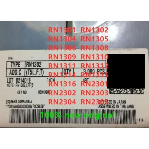 10PCS RN1301 RN1302 RN1304 RN1305 RN1306 RN1308 RN1309 RN1310 RN1311 RN1312 RN1314 RN1315 RN1316 RN2301 RN2302 RN2303 RN2304