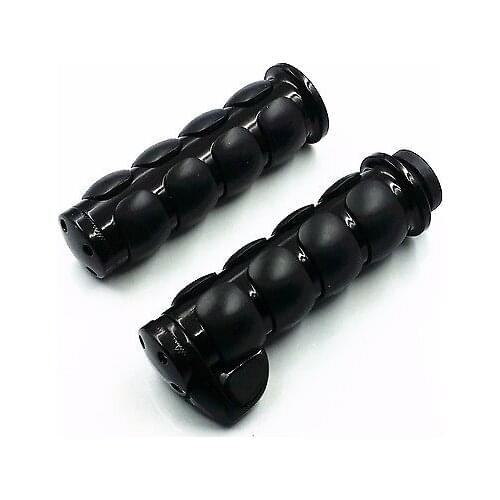 1" Handlebar Hand Grips + Throttle Boss Cruiser Chopper Bobber Cafe Racer CB XL