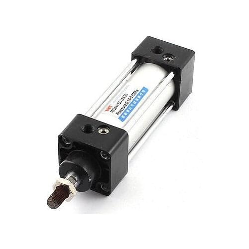 SC32x50 32mm Bore 50mm Stroke Screwed Piston Rod Dual Action Air Cylinder SC32-50