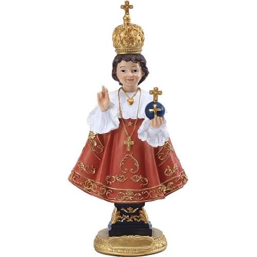 Son Jesus Statue Sacred Heart Figure Resin Sculpture Savior Figurine Catholic Christian Religious Gift Home Chapel Decoration
