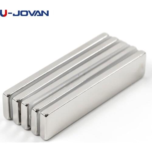 U-JOVAN 5pcs 50 x 10 x 3 mm Super Strong Block Powerful Neodymium Magnets 50*10*3 Rare Earth N35 Magnet
