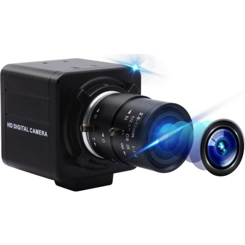 1080P 30fps Webcam Full HD CMOS OV2710 CCTV Security PC Computer External Web Cam Mini Usb Camera with 2.8-12mm and 5-50mm lens