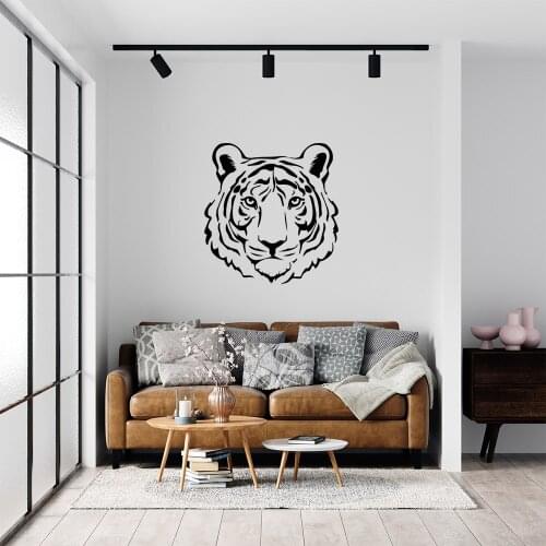 Funny Tiger Wall Decal Living Room Removable Mural For Kids Rooms Home Decor Vinyl Art Decal