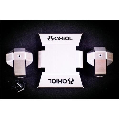 Chassis shield and differential cover guard for Axle SCX10 Wraith 90018 90020 90031 90045 90056