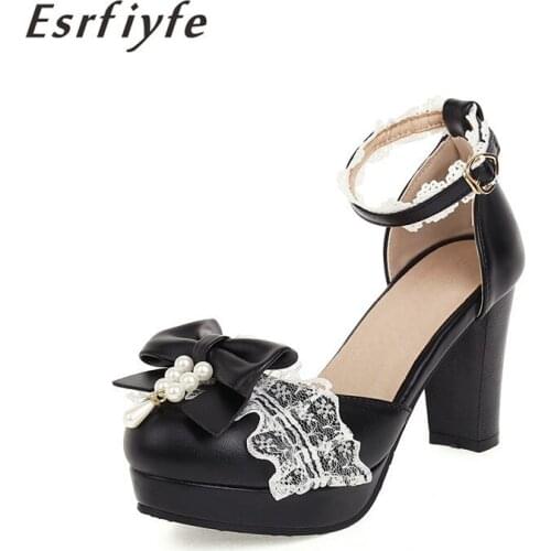 ESRFIYFE 2021 New Women Nightclub Sandals Ultra Fashion Bride Shoes Women High Heels Platform Sandals Sweet Lolita Shoes Woman