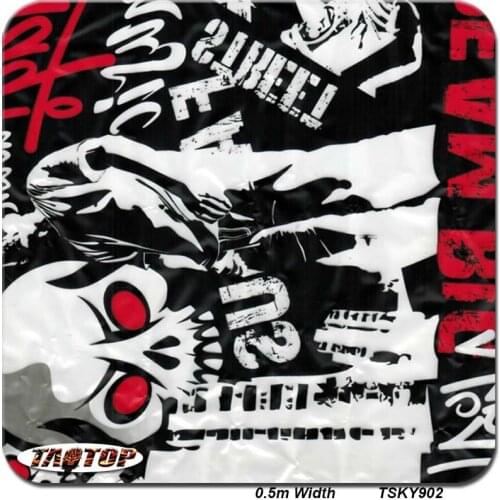 Liquid Print Film TSKY902 0.5M * 20M Aqua Transfer Printing Hydrografic Film Water Transfer Printing Film