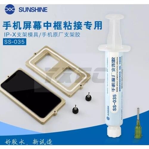 1pcs Top Quality Frame mould for iphone X XS MAX glass frame glue holding mold for iPhone x Screen frame Dedicated Glue Sticker