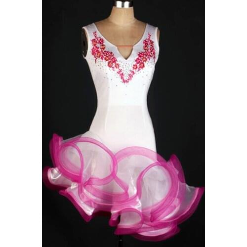 2017 sleeveless latin dance dress girls high-grade latin dress lateinkleid vestidos de baile latino para mujer women