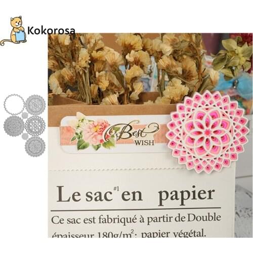 Kokorosa 3D Frame Metal Cutting Dies Stencils DIY Scrapbooking Embossing Dies for Scrapbooking/DIY Christmas Wedding Cards
