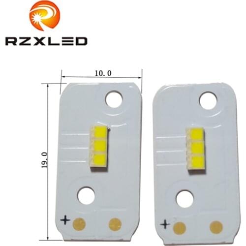 4pcs/lot LED 2016SMD 15W automotive light board X3 led module 12v Size 19mm*10mm*1.0mm be replaced ZES LUMILEDS LED lighting