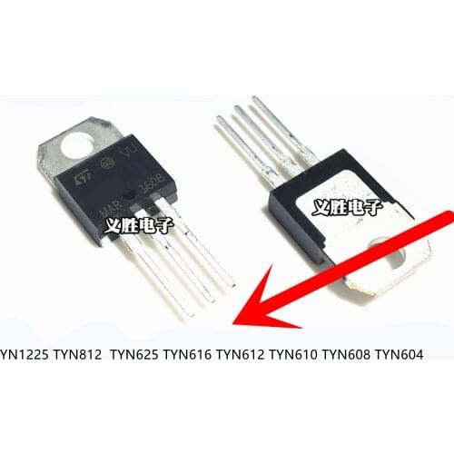 5PCS One-Way SCR TYN1225 TYN812 TYN825 TYN625 TYN616 TYN612 TYN610 TYN608 TYN604 Thyristor TO220