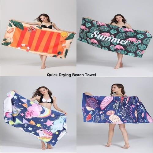 Large Sand Free Beach Towel Quick dry Lightweight Microfiber Beach Towel For Adults Women Lady Outdoors Towel