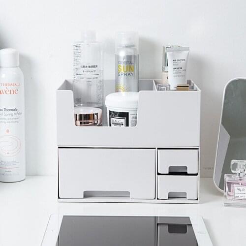 Large Cosmetic Organizer Storage Makeup Box Drawer Make Up Organizer Desktop Makeup Organizer for Cosmetics Jewelry Organizer