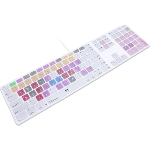 For Imac G6 Desktop Pc Wired For Apple Keyboard With Numeric Keypad Wired Usb Steinberg Cubase Hot Keys Design Keyboard Cover