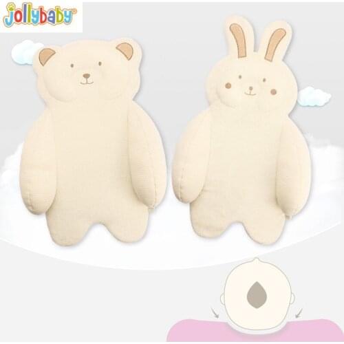 Jollybaby Cute Concave Baby Pillow Neck Head Baby Kids Pillows Soft Cotton Sleep Baby Cushion Anti Roll