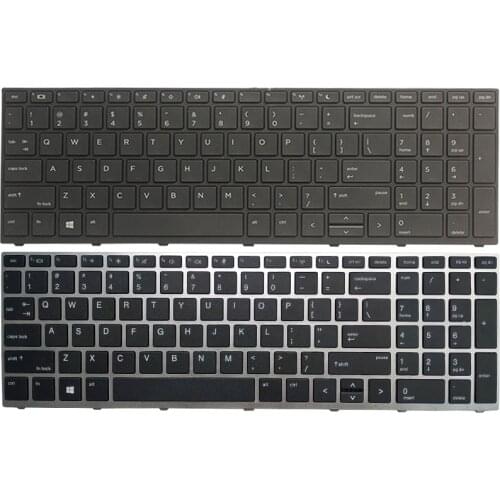 New US laptop keyboard for HP Probook 450 G5 455 G5 470 G5 English black keyboard