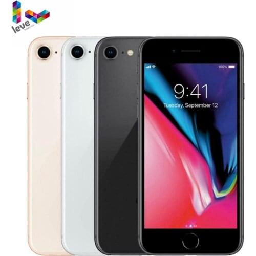 Original iOS Apple iPhone 8 4.7" 2GB RAM 64GB/256GB Hexa-core 3D Touch ID 12.0MP Fingerprint 4G LTE Unlocked Mobile Phone