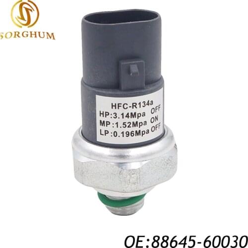 AC Pressure Switch 88645-60030 For Toyota Corolla Land Cruiser Matrix RAV4 Sienna For Lexus 443440-0050 80440-S1K-003