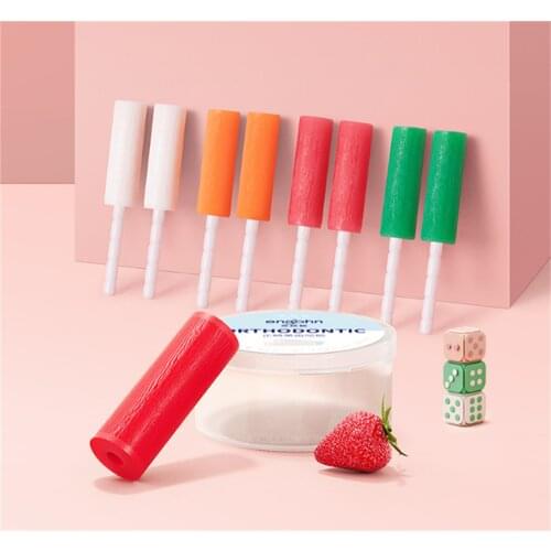 Hand Held Aligner Chewies Dental Aligner Retainer Seater With Comfort Bite Orthodontic Chew for Invisalign Food Silicon Material