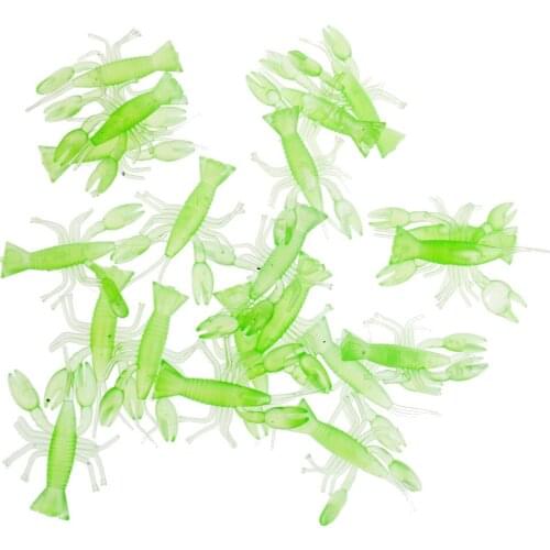 Fishing Luminous Shrimps Soft Baits Noctilucent Prawn Sea Fishing Tackles