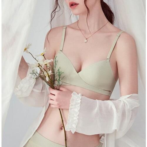 Cozy Womens Bra Sexy Lingerie Wire Free Ladies No-Padded Brassiere Sexy Bralette Underwear Size 30-38 AA A B C Cup