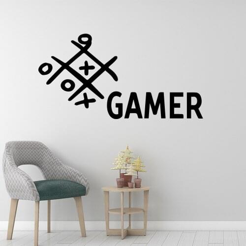 Diy Gamer Sticker Waterproof Vinyl Wallpaper Home Decor for Living Room Company School Office Decoration Vinyl Art Decals