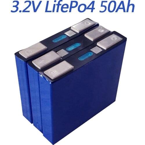 100% original 3.2v 50Ah lifepo4 cells 3.2v lifepo4 lithium batteries for electric bike battery pack solar energy system