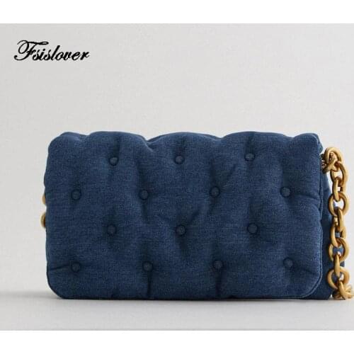 2020 womens bag trend New Autumn winter denim women shoulder bag Brief Flap Womens Casual Messenger Bags Lady underarm bag